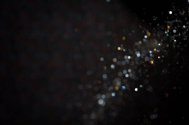 Lüks arkaplan bulanık bokeh siyah arkaplan