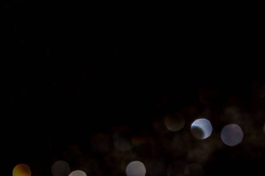 Siyah arkaplanda bulanıklık veya bulanıklık