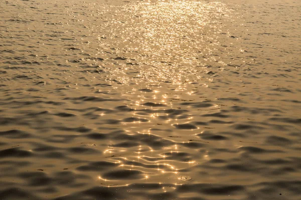 Agua Superficial Atardecer Tiempo Puesta Sol Agua Fondo — Foto de Stock