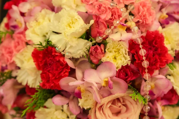 Flores Secas Armário Vidro Para Decoração Loja — Fotografia de Stock