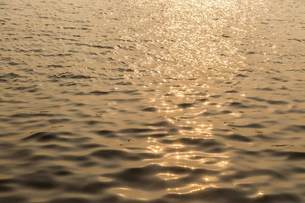 Agua Superficial Atardecer Tiempo Puesta Sol Agua Fondo — Foto de Stock