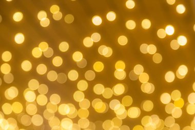 Altın Bokeh Noel ağacı arka planından