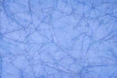 Arkaplan için mavi buruşmuş kağıt dokusu kullanımı