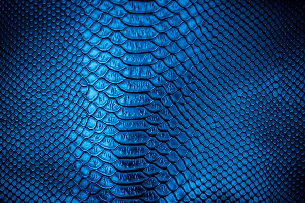 Blue Leather Texture Use Background — Stock Photo, Image