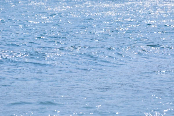 Blå Vågor Havet Yta Bakgrund — Stockfoto