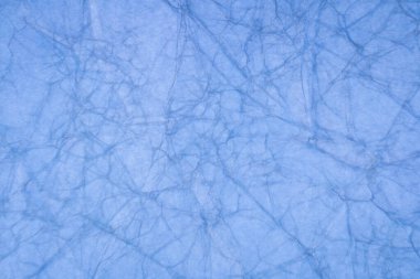 Arkaplan için mavi buruşmuş kağıt dokusu kullanımı