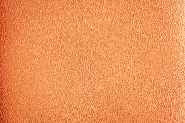 Texture Orange Artificial Leather Background — Stock Photo, Image