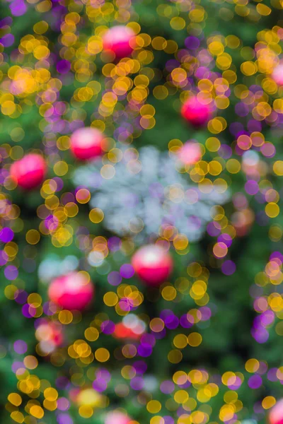 Abstrakt Bild Jul Ljus Bokeh Bakgrund — Stockfoto