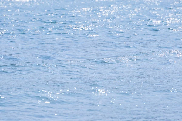 Niebieskie Fale Tle Powierzchni Oceanu — Zdjęcie stockowe