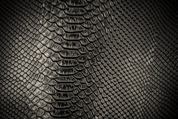 Black skin leather texture use for background