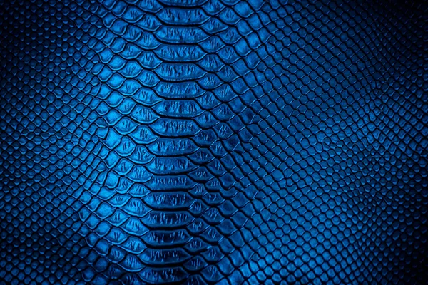 Blue Leather Texture Use Background — Stock Photo, Image
