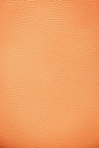 テクスチャオレンジ人工皮革背景 — ストック写真