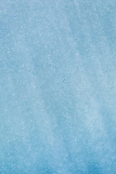 Abstrato Bokeh Azul Branco Bolhas Fundo Água — Fotografia de Stock