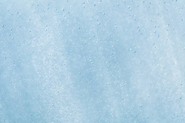 Abstrakcyjny Niebieski Biały Bokeh Pęcherzyki Tle Wody — Zdjęcie stockowe