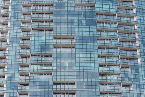Glasfenster Des Modernen Bürogebäudes Hintergrund — Stockfoto