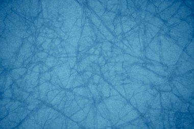 Arkaplan için mavi buruşmuş kağıt dokusu kullanımı