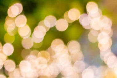 Işık bokeh arkaplanının odak noktasını kaldır