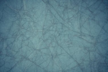 Arkaplan için mavi buruşmuş kağıt dokusu kullanımı
