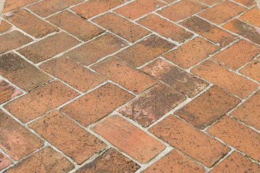 Eski tip kırmızı tuğla zemin arka planı