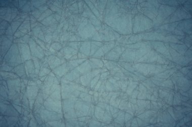 Arkaplan için mavi buruşmuş kağıt dokusu kullanımı