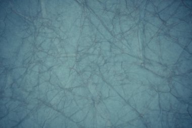 Arkaplan için mavi buruşmuş kağıt dokusu kullanımı