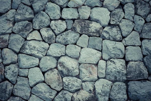 Nahaufnahme Von Gray Starke Steinmauer Textur Verwendung Für Den Hintergrund — Stockfoto