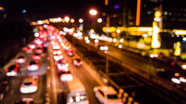 Bokeh Traffic City Background — Stock Photo, Image