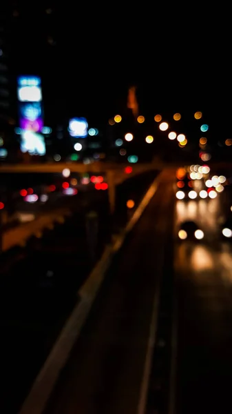 Bokeh Traffic City Background — Stock Photo, Image