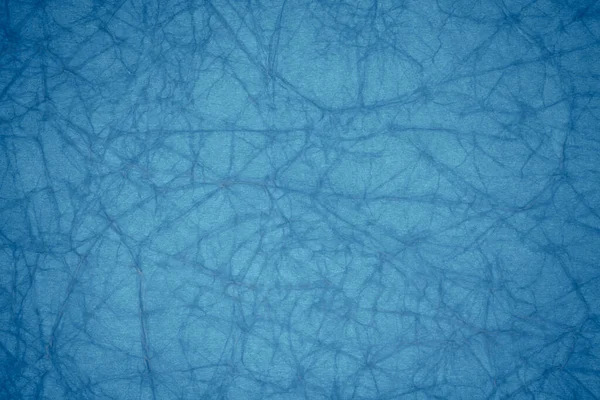 Arkaplan için mavi buruşmuş kağıt dokusu kullanımı