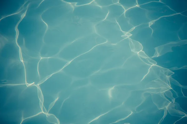 Синій Басейн Вода Відбиттям Сонця Фон — стокове фото