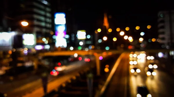 Боке Трафіку Міста Фону — стокове фото