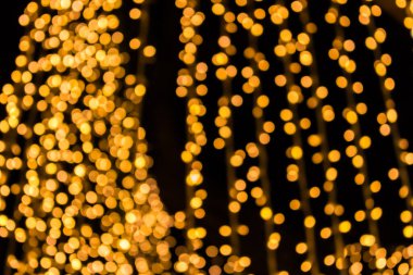 Soyut altın odaklanmamış bulanık bokeh arkaplan