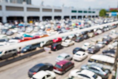 Kamuya açık otoparkta araç bulanıklığı