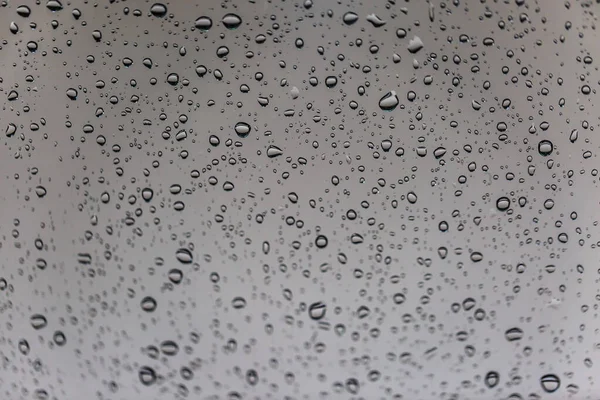 Wassertropfen Auf Glashintergrund — Stockfoto
