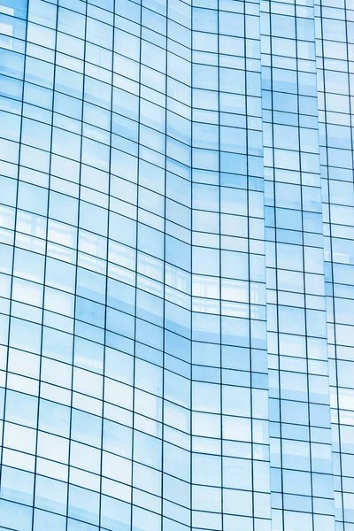 Blå Glasfönster Kontorsbyggnad För Bakgrund — Stockfoto