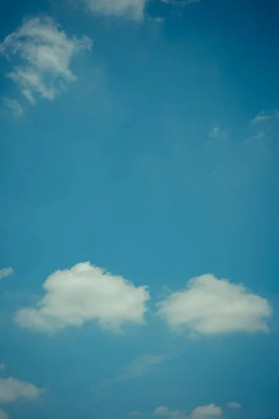 Vintage Blue Sky Clouds Háttér — Stock Fotó