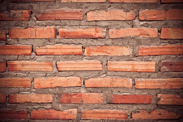 古いヴィンテージレンガの壁の使用の背景 — ストック写真
