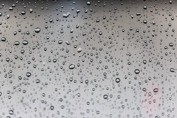 Wassertropfen Auf Glashintergrund — Stockfoto