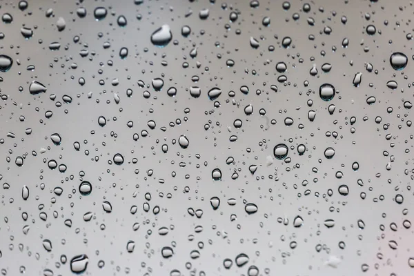 Wassertropfen Auf Glashintergrund — Stockfoto