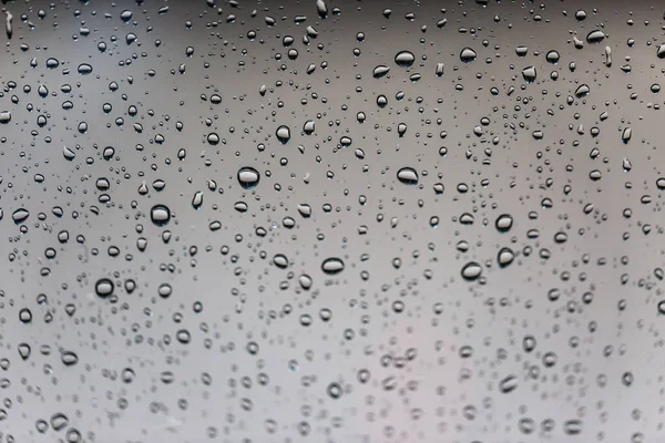 Wassertropfen Auf Glashintergrund — Stockfoto