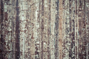 Eski ahşap çitler.