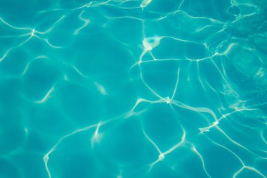 Açık mavi su havuzu dokusu