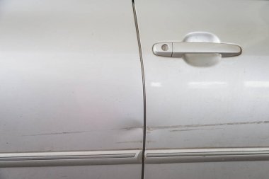 Kazadan sonra araba kazası.