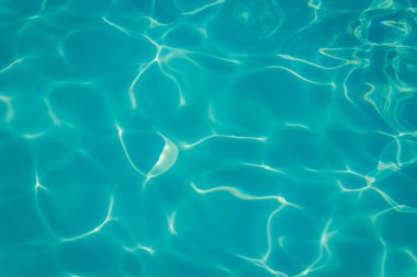 Açık mavi su havuzu dokusu