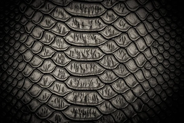 Black snake skin pattern texture background