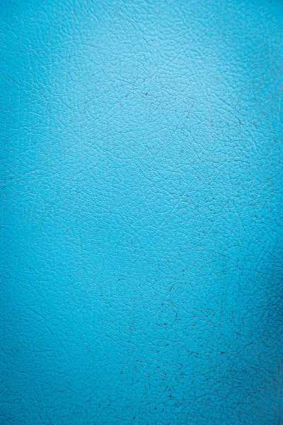 Tekstura Jasnoniebieskiej Sztucznej Skóry Tło Powierzchni — Zdjęcie stockowe