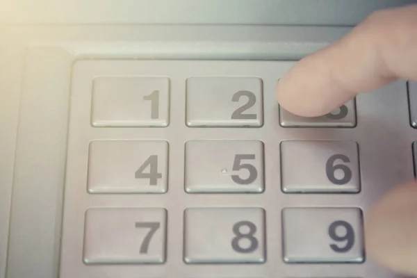 Atm Evp Passwort Tastatur Hintergrund Drücken — Stockfoto