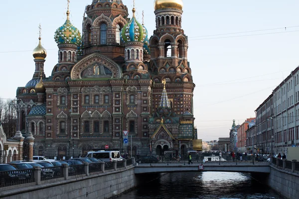 Kan Dökülen Kurtarıcı Kilisesi, St. Petersburg, Rusya — Stok fotoğraf