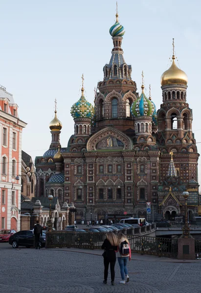 Frälsarens kyrka om spillt blod, Sankt Petersburg, Ryssland — Stockfoto