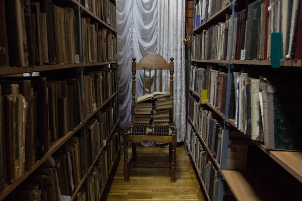 도서관의 책들 — 스톡 사진